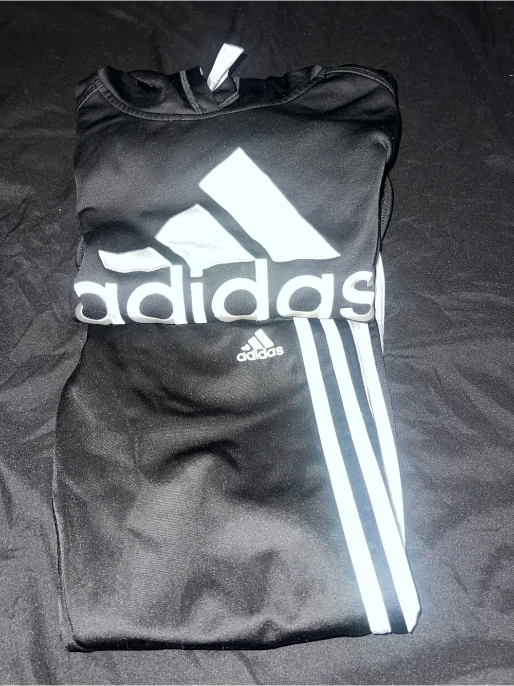 adidas Black and White Kids Matching Set